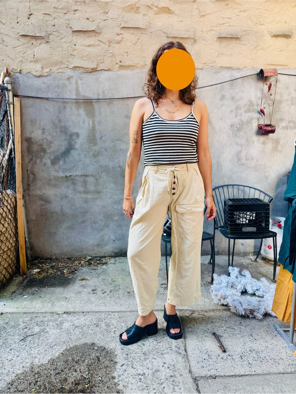 FriedRiceSOHO Cream Modular Pants!